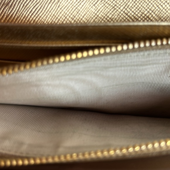 Gold Prada Wallet with identification card newly added to our boutique - Picture 7 of 10